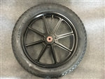 Wheel & Tire Assembly Black Powder Coated 6 Ply KENDA