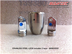 Lock for Hitch Pin, Stainless Steel.