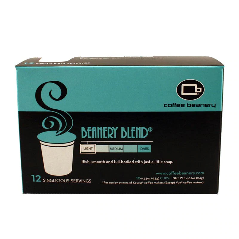 Coffee Beanery "Beanery Blend" Light Roast 100% Arabica Coffee Single Serve Pods  (100% of all profits go to St Jude's Children's Hospital)