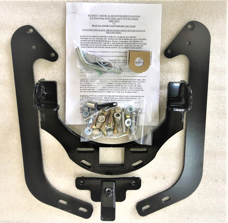 thumbnail image 2 of Chrome Trailer Hitch For Harley Touring – Fits Electra Glide Street Glide 2009-2013 2 of 5